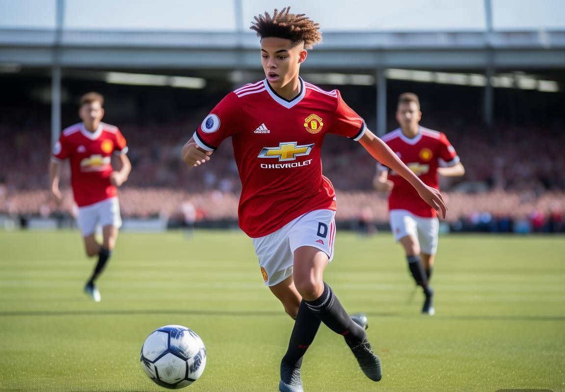 JJ加布里埃尔：曼联U18天才少年引巴萨球探关注，卡灵顿训练基地新星崛起